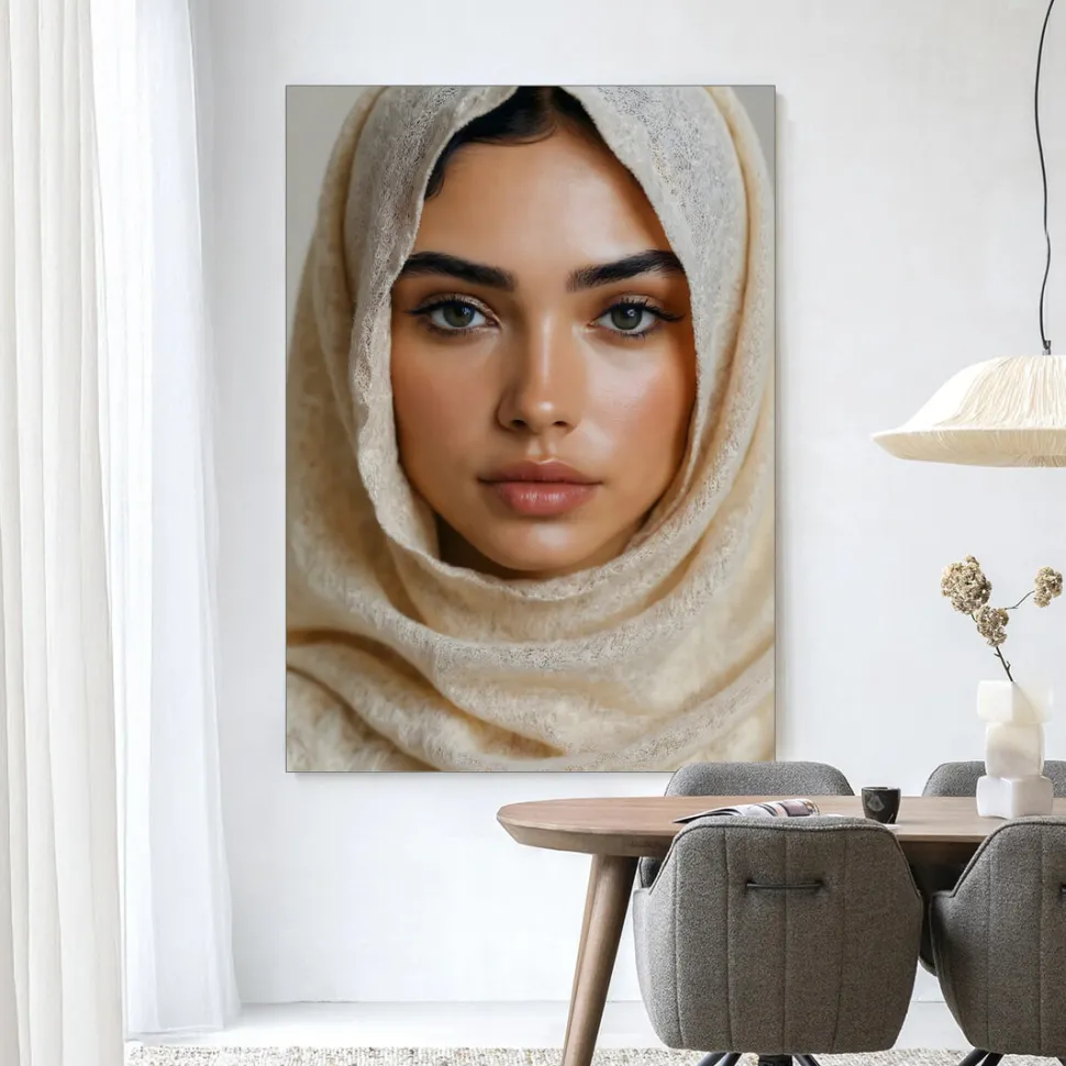 Wandkleed Sahara in maat en frame naar keuze