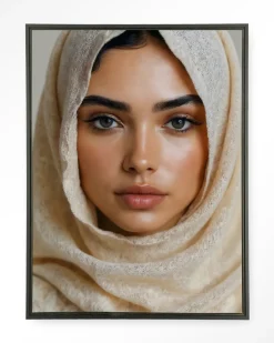 Wandkleed Sahara in maat en frame naar keuze