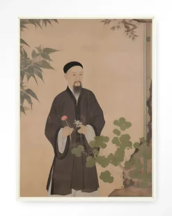 Wandkleed Sakura in maat en frame naar keuze