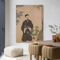 Wandkleed Sakura in maat en frame naar keuze