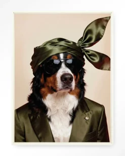 Wandkleed Sam in maat en frame naar keuze