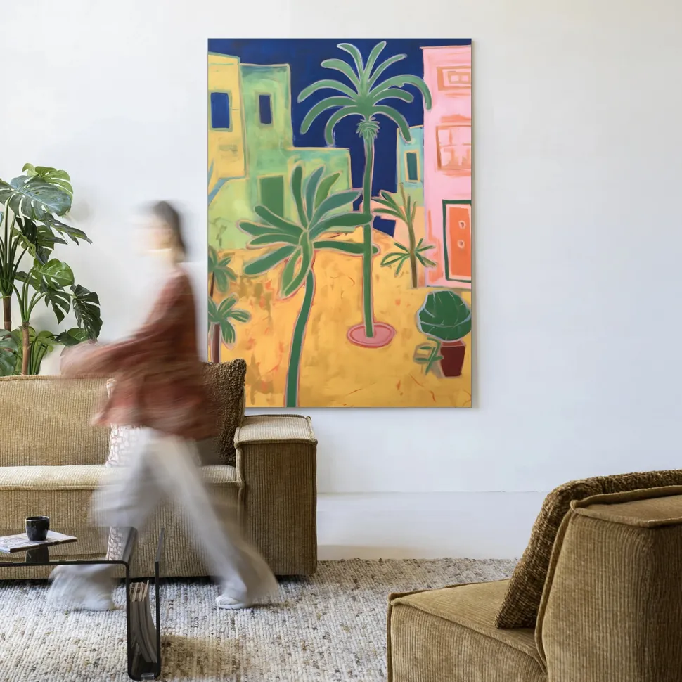 Wandkleed Santa Rosa in maat en frame naar keuze