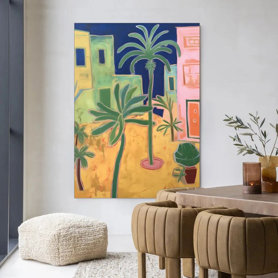 Wandkleed Santa Rosa in maat en frame naar keuze