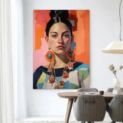 Wandkleed Senorita in maat en frame naar keuze