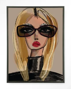 Wandkleed She Knows in maat en frame naar keuze