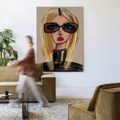 Wandkleed She Knows in maat en frame naar keuze