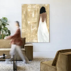 Wandkleed She Opened Her Heart in maat en frame naar keuze