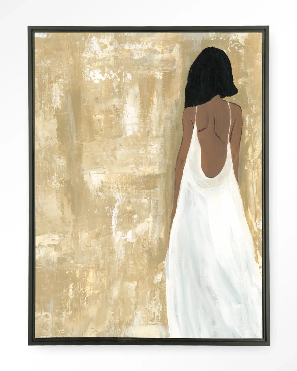 Wandkleed She Opened Her Heart in maat en frame naar keuze