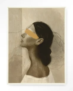 Wandkleed She Thinks Of You in maat en frame naar keuze