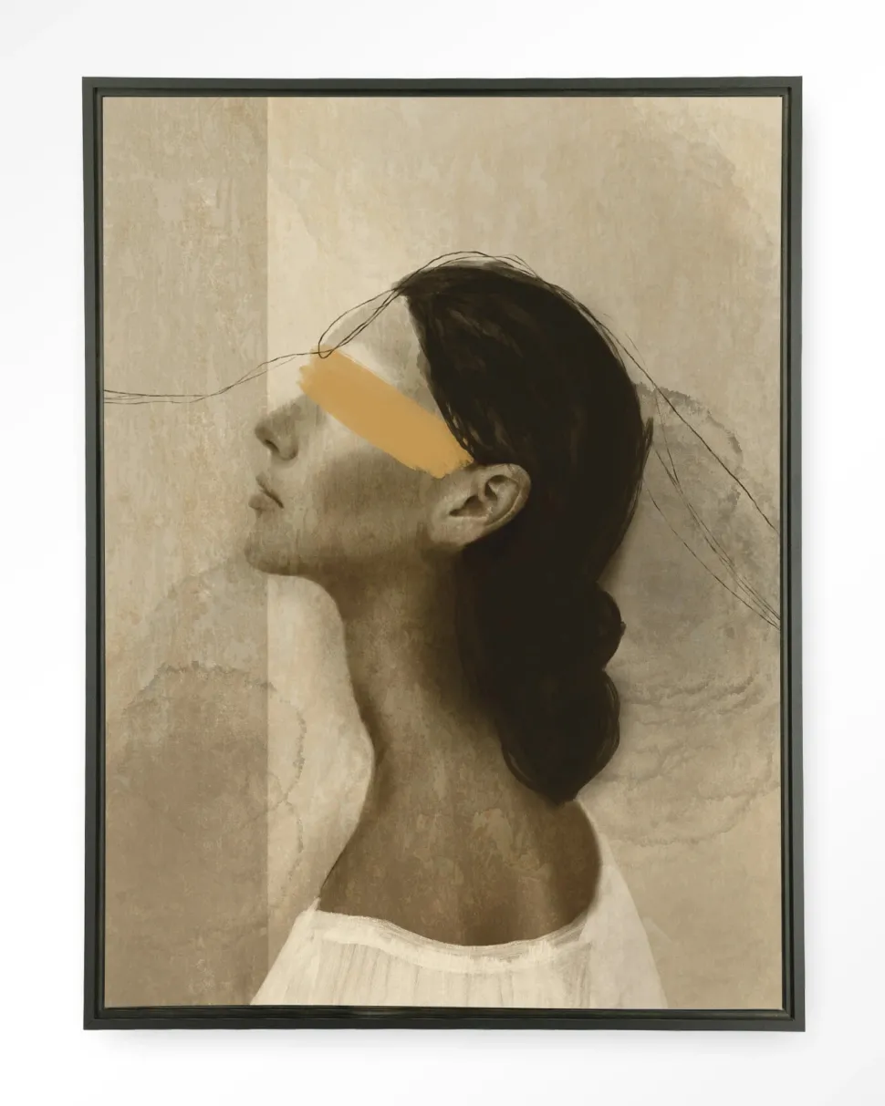 Wandkleed She Thinks Of You in maat en frame naar keuze