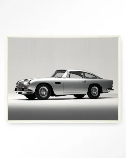 Wandkleed Silver Ride in maat en frame naar keuze