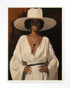 Wandkleed Sophia in maat en frame naar keuze