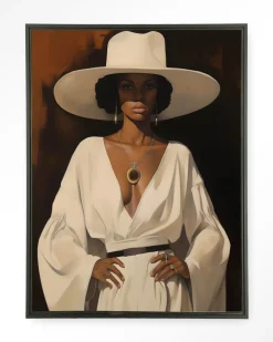 Wandkleed Sophia in maat en frame naar keuze