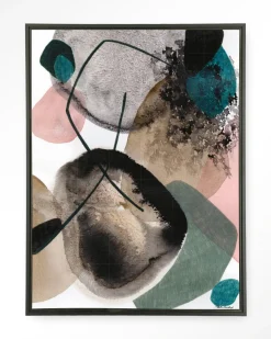 Wandkleed Splash in maat en frame naar keuze