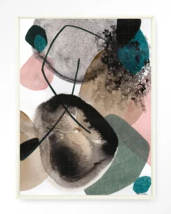 Wandkleed Splash in maat en frame naar keuze