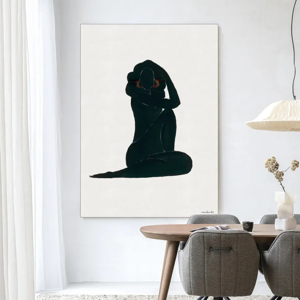 Wandkleed Stillness in maat en frame naar keuze