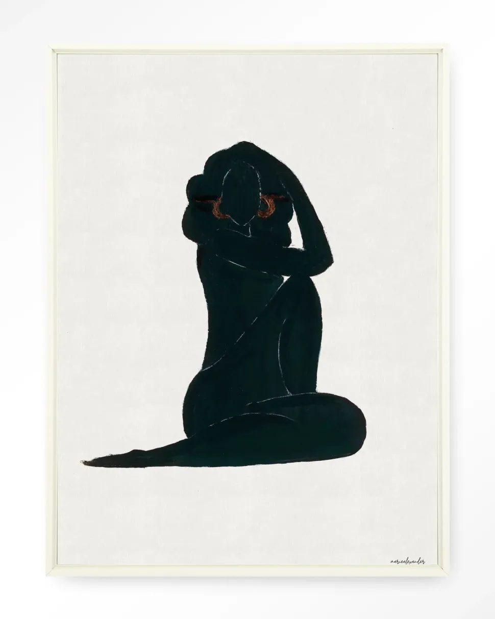 Wandkleed Stillness in maat en frame naar keuze