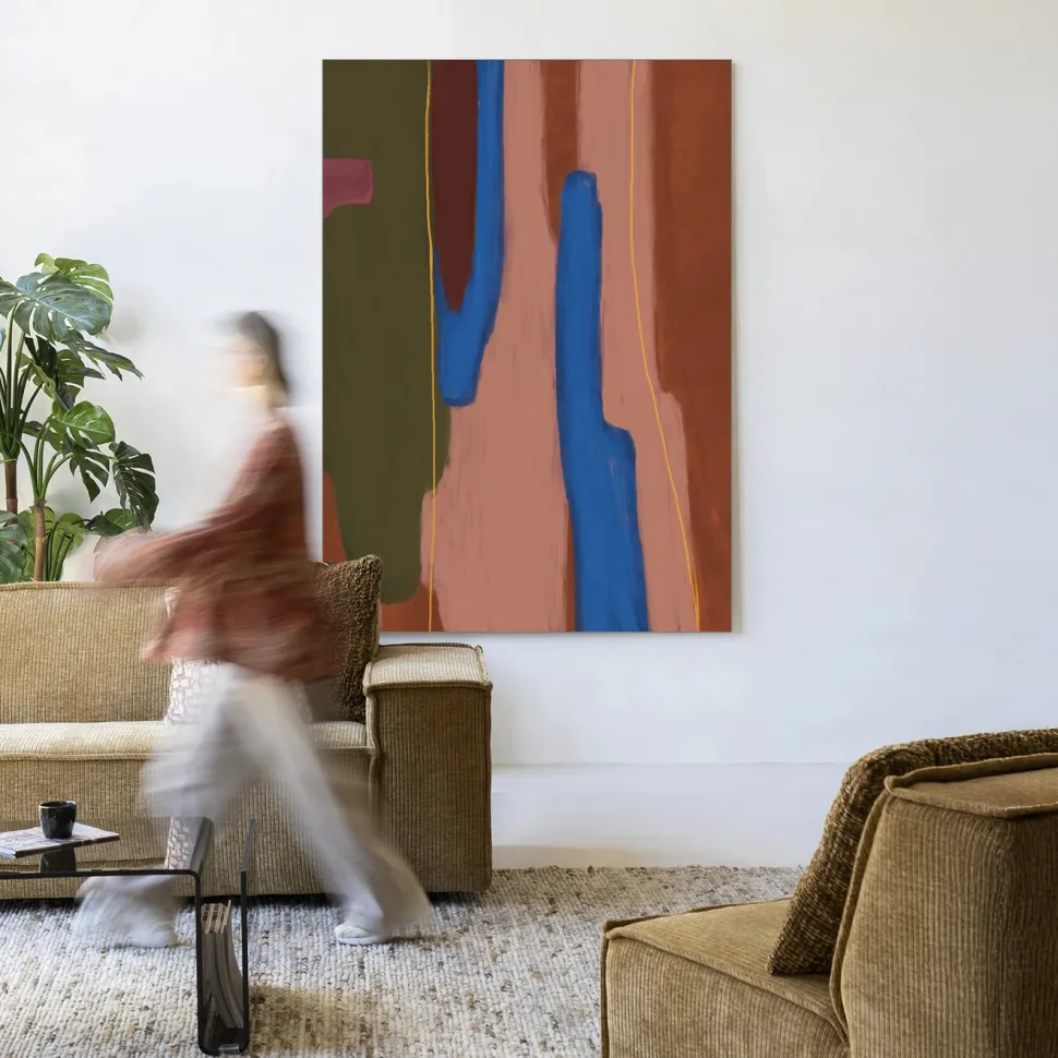 Wandkleed Tajo in maat en frame naar keuze