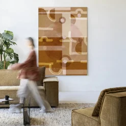 Wandkleed Terra Universe in maat en frame naar keuze