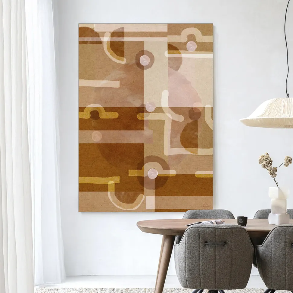 Wandkleed Terra Universe in maat en frame naar keuze