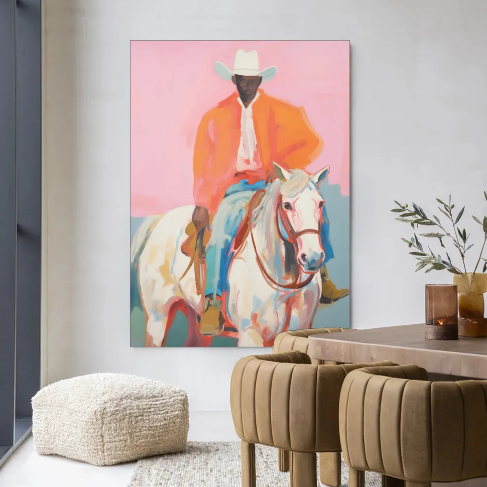 Wandkleed The Sheriff in maat en frame naar keuze