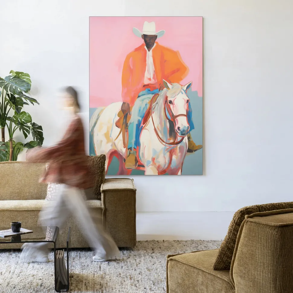 Wandkleed The Sheriff in maat en frame naar keuze