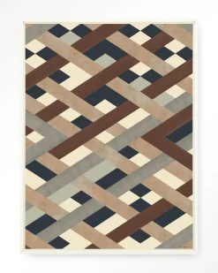 Wandkleed Timber in maat en frame naar keuze