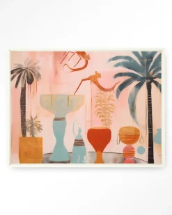 Wandkleed Tunesian Samba in maat en frame naar keuze