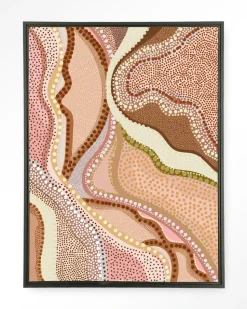 Wandkleed Vague in maat en frame naar keuze