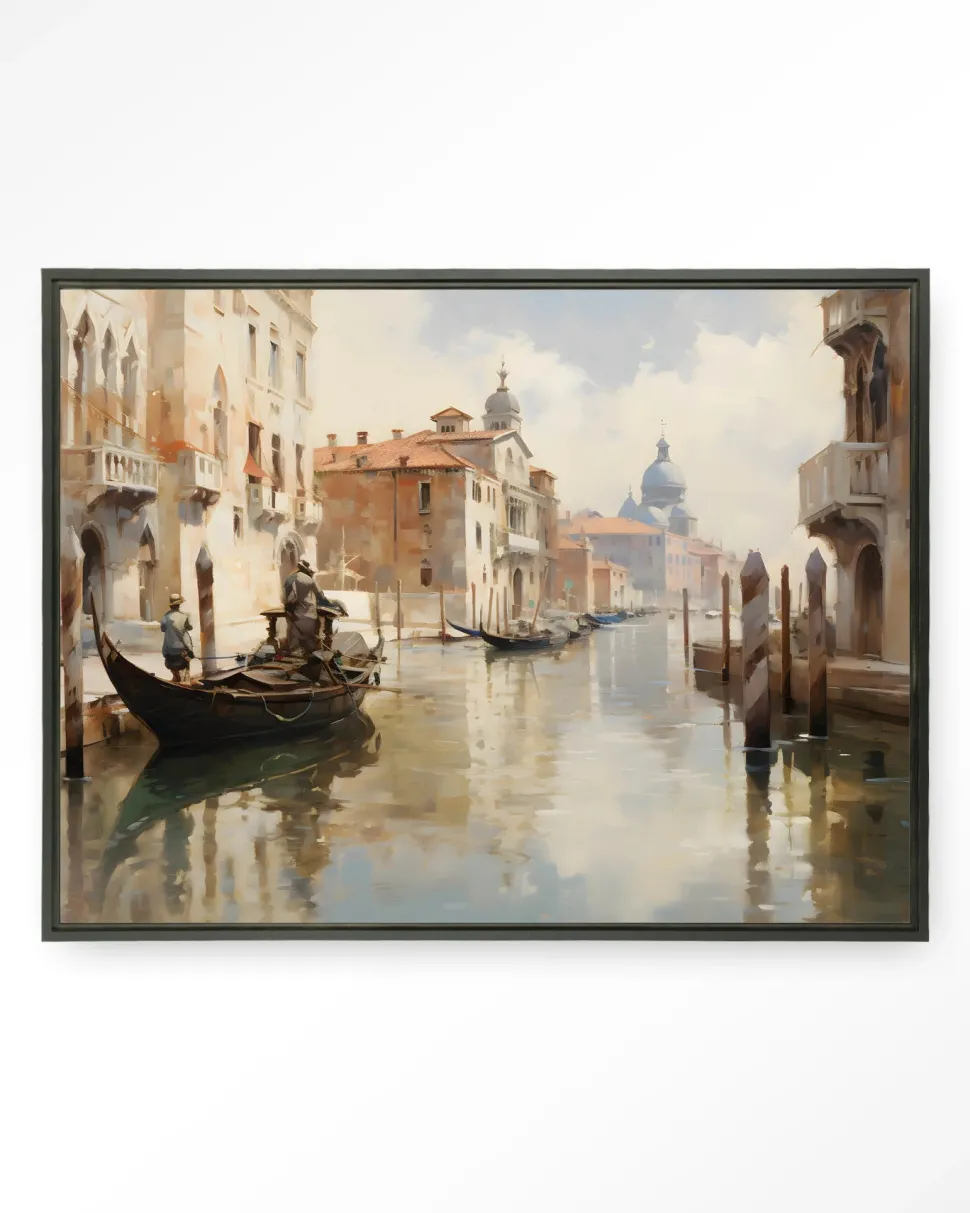 Wandkleed Venice in maat en frame naar keuze