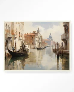 Wandkleed Venice in maat en frame naar keuze