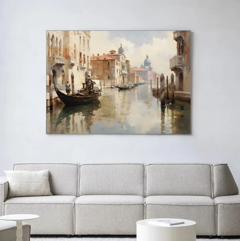 Wandkleed Venice in maat en frame naar keuze
