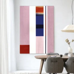 Wandkleed Vertical Lilac in maat en frame naar keuze