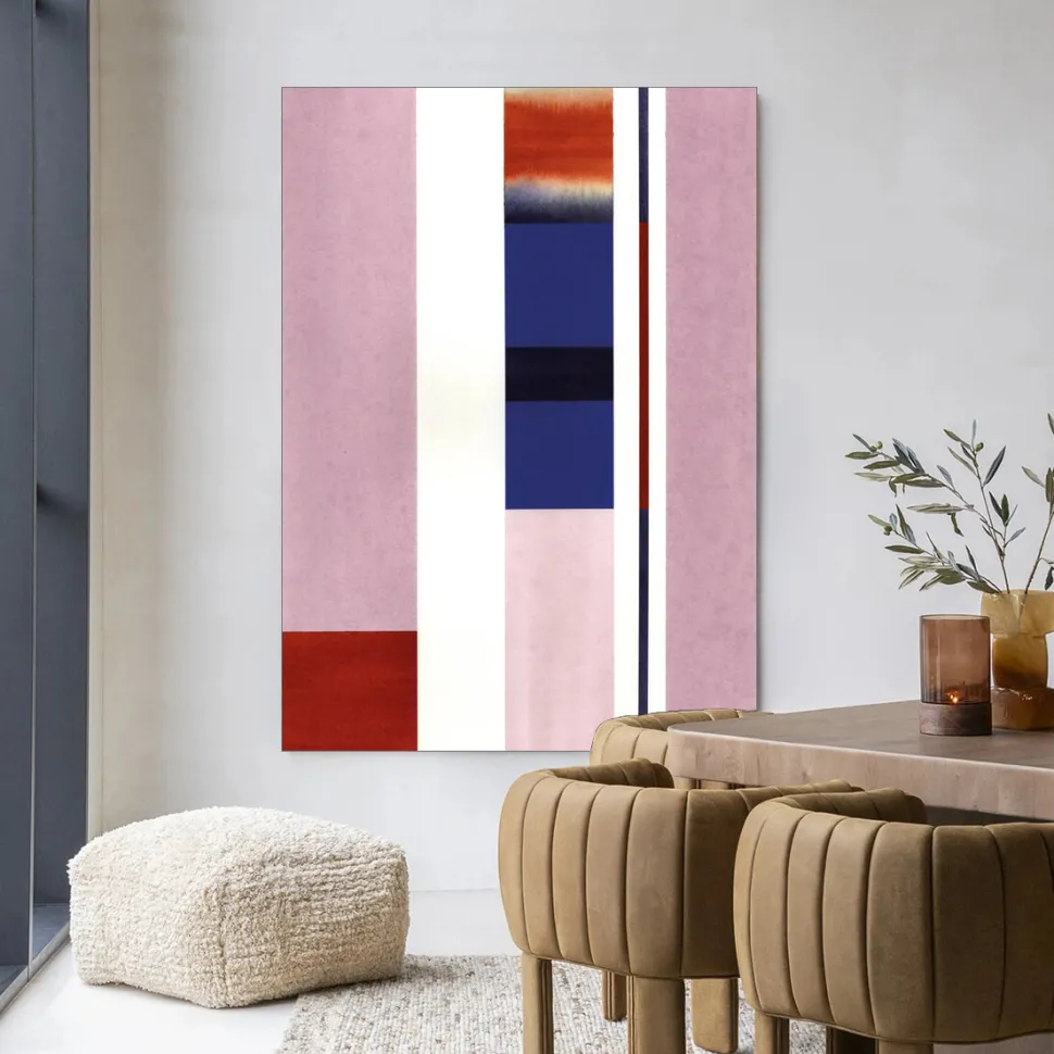 Wandkleed Vertical Lilac in maat en frame naar keuze