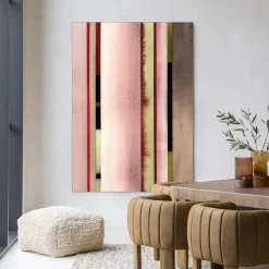 Wandkleed Vertical Rose in maat en frame naar keuze