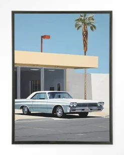 Wandkleed Vice in maat en frame naar keuze