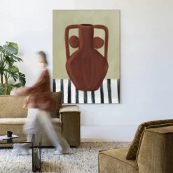 Wandkleed Vivid Vase 10 in maat en frame naar keuze