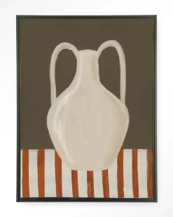 Wandkleed Vivid Vase 06 in maat en frame naar keuze