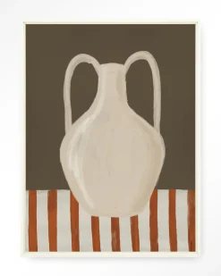 Wandkleed Vivid Vase 06 in maat en frame naar keuze