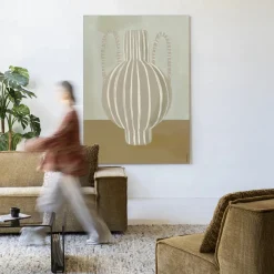 Wandkleed Vivid Vase 04 in maat en frame naar keuze