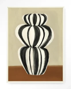 Wandkleed Vivid Vase 03 in maat en frame naar keuze