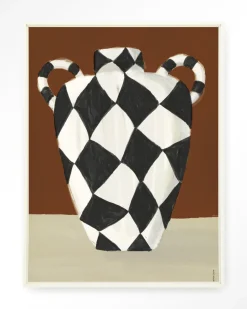 Wandkleed Vivid Vase 01 in maat en frame naar keuze