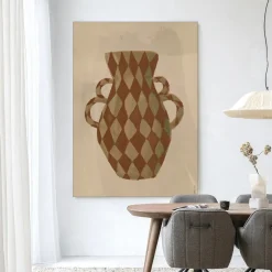 Wandkleed Vivid Vase 08 in maat en frame naar keuze