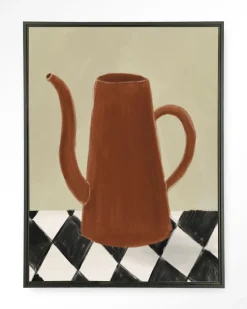 Wandkleed Vivid Vase 02 in maat en frame naar keuze