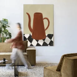 Wandkleed Vivid Vase 02 in maat en frame naar keuze