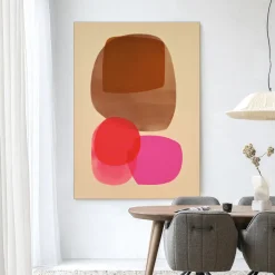 Wandkleed Warm Haze in maat en frame naar keuze