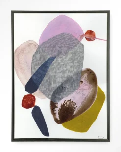 Wandkleed Wings in maat en frame naar keuze