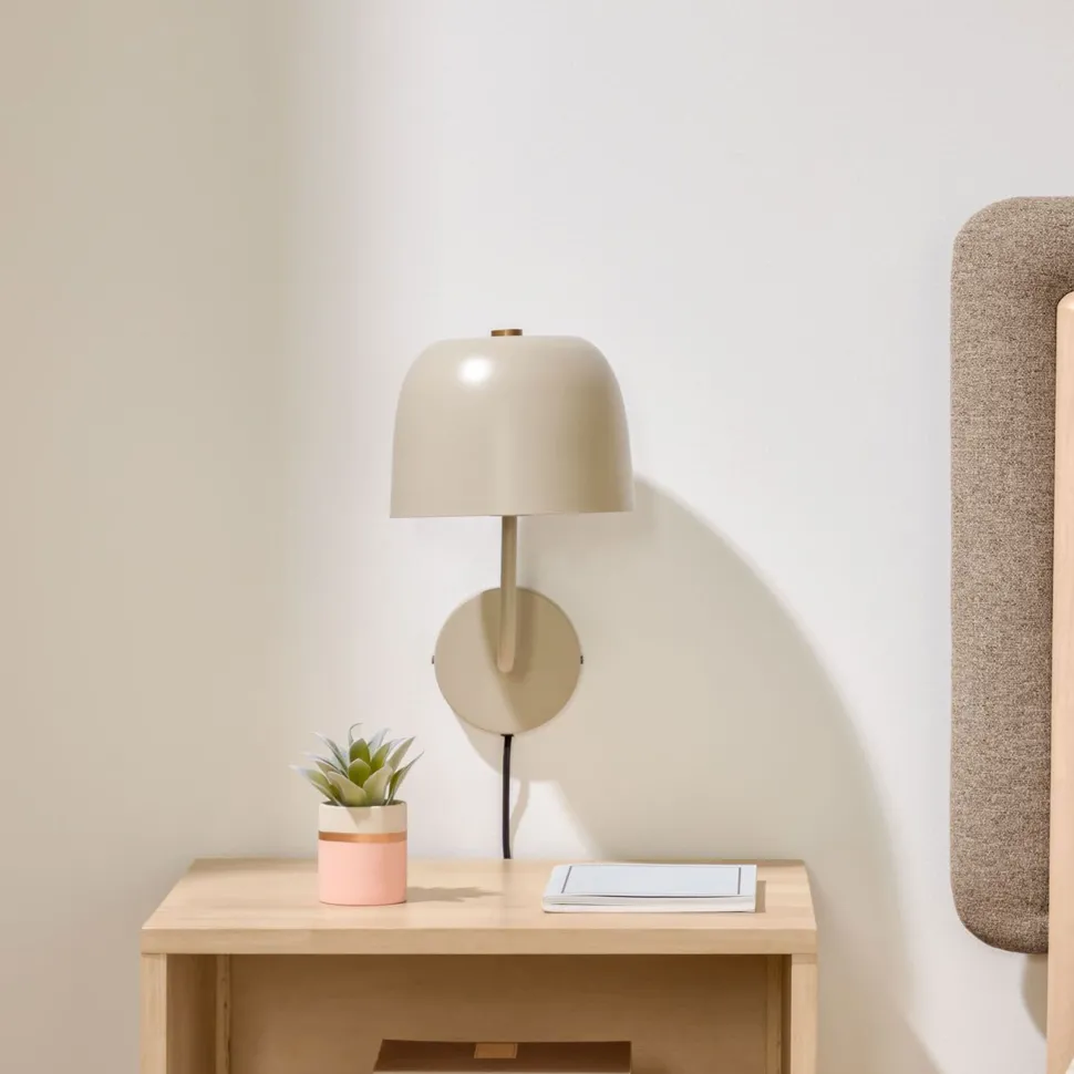 Wandlamp Alish, kleur Beige