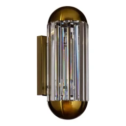Wandlamp Anja Crystal, kleur Brons