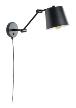 Wandlamp Bret kleur Zwart
